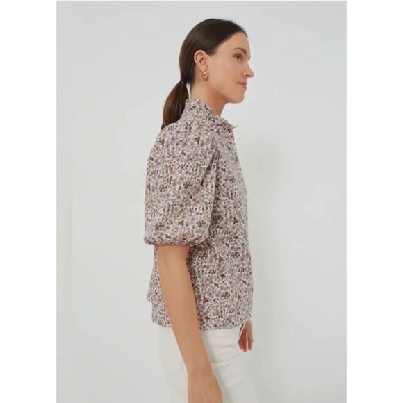 Tuckernuck x Hyacinth House | Blush Floral Florence Blouse Shirt Peasant XXL - Picture 3 of 11